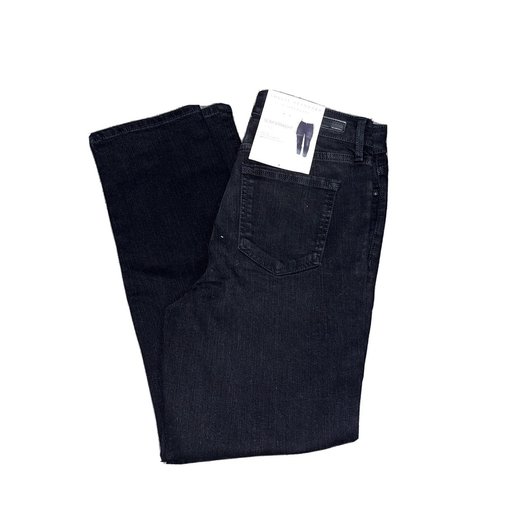 NWT Women's Gravel SOCIAL STANDARD Slim Straight Stretch Jeans Size 6
